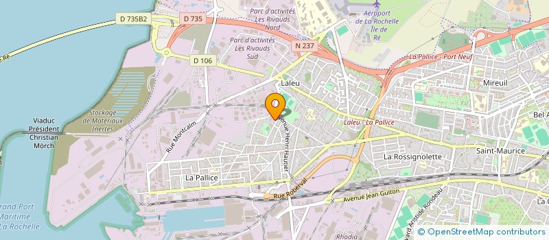 localisation de l'entreprise MADAME JANINE LERICHE  LA ROCHELLE