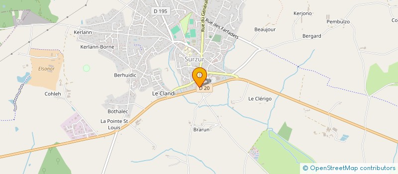 localisation de l'entreprise MADAME JANINE LIMOUSI à SURZUR