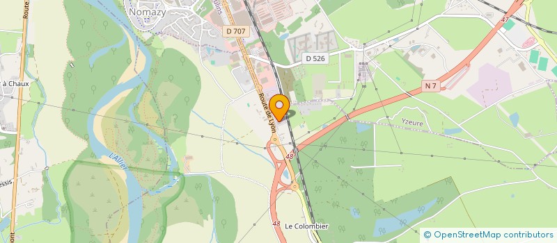 localisation de l'entreprise MADAME JANINE LOUVRIER  TOULON SUR ALLIER