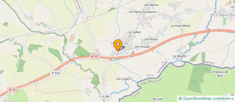 localisation de l'entreprise MADAME JANINE MESLAY à HAUTERIVE
