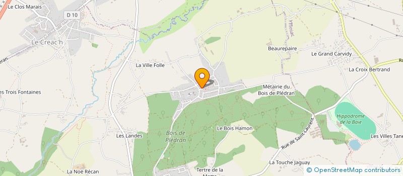 localisation de l'entreprise MADAME JANINE MICHELE MARIE TONDEUR  PLEDRAN