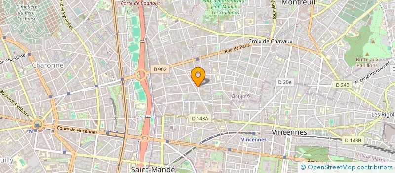 localisation de l'entreprise MADAME JANINE MONTEIL à MONTREUIL