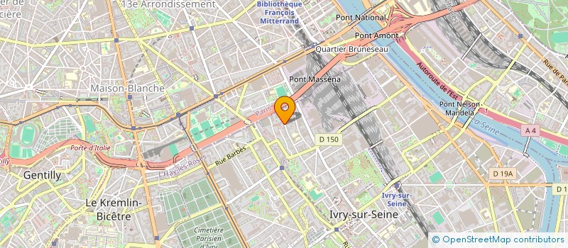 localisation de l'entreprise MADAME JANINE MONTEIRO GOMES  IVRY-SUR-SEINE