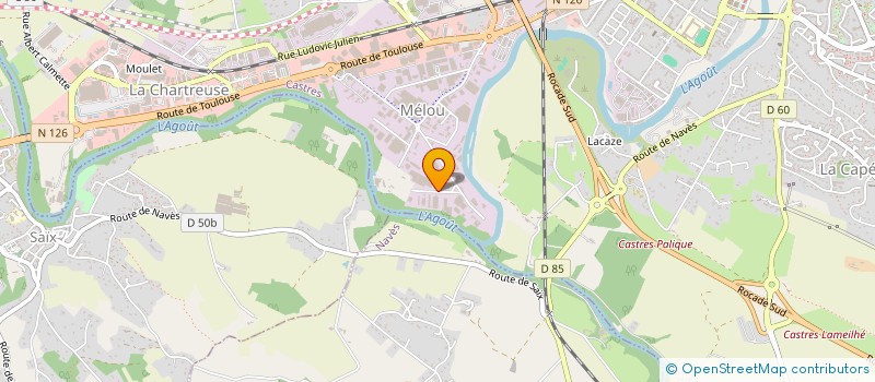 localisation de l'entreprise MADAME JANINE ORTIZ  CASTRES