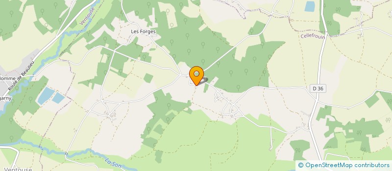 localisation de l'entreprise MADAME JANINE PIGNOUX à CELLEFROUIN