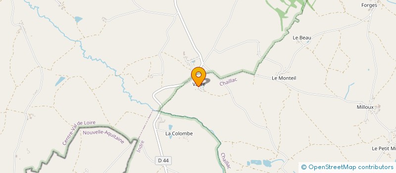 localisation de l'entreprise MADAME JANINE PIPEREAU  TILLY