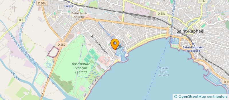 localisation de l'entreprise MADAME JANINE POIRET à FREJUS