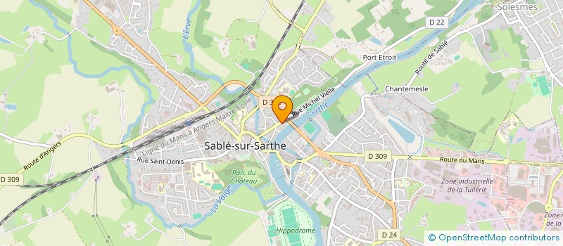 localisation de l'entreprise MADAME JANINE POIRIER à LA PLAINE-SUR-MER