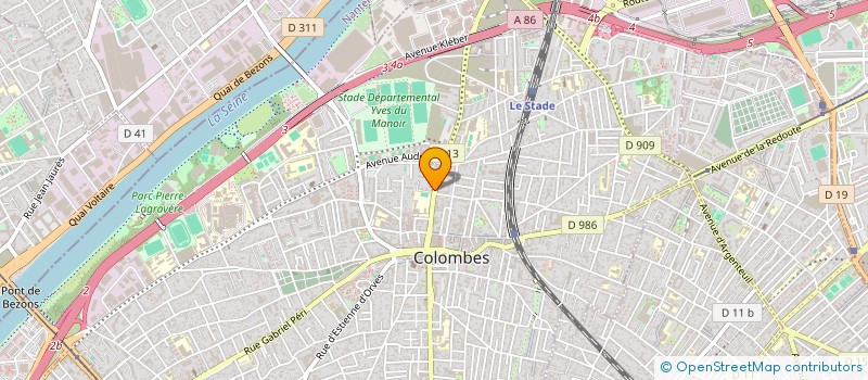 localisation de l'entreprise MADAME JANINE PREVOST  COLOMBES