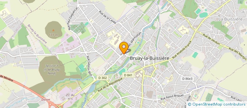 localisation de l'entreprise MADAME JANINE QUINET à BRUAY-LA-BUISSIERE