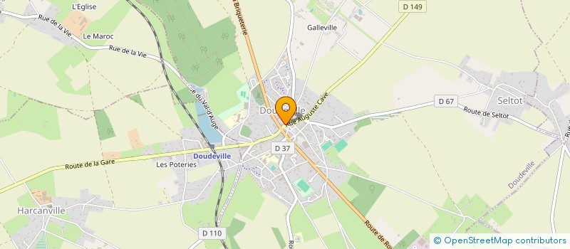 localisation de l'entreprise MADAME JANINE RAULET  DOUDEVILLE