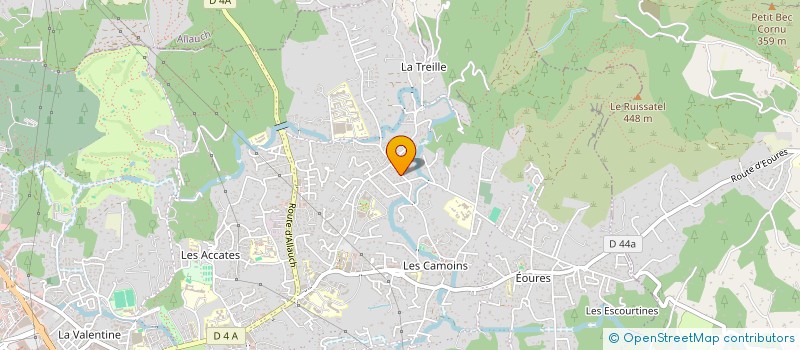 localisation de l'entreprise MADAME JANINE REBUFFAT à MARSEILLE