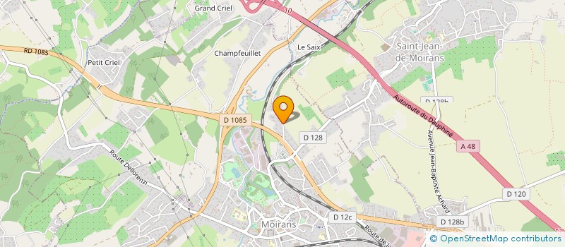 localisation de l'entreprise MADAME JANINE REY DORENE  MOIRANS