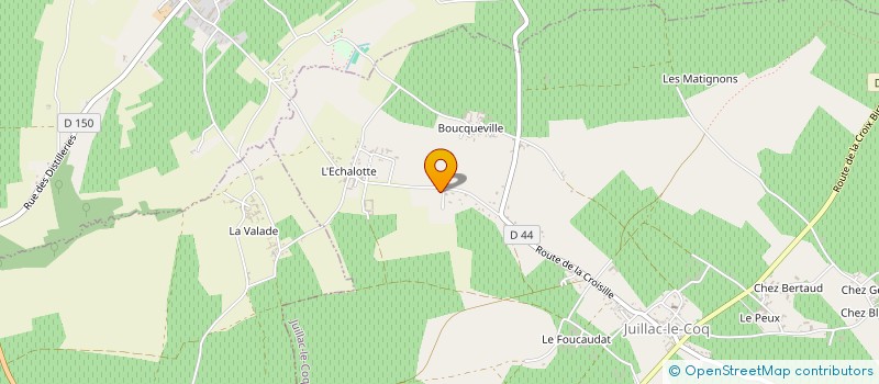 localisation de l'entreprise MADAME JANINE ROBIN à JUILLAC-LE-COQ
