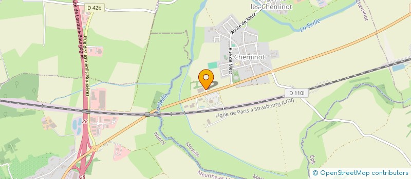 localisation de l'entreprise MADAME JANINE RUDE  CHEMINOT