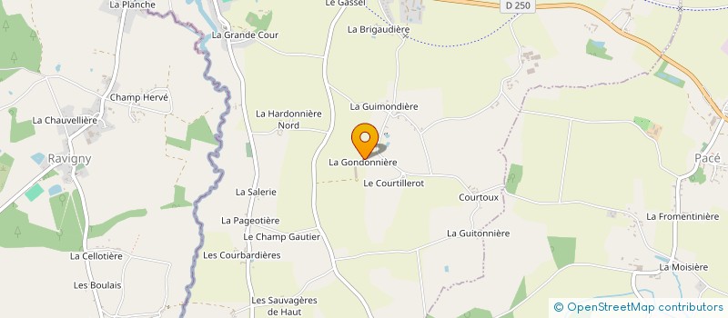 localisation de l'entreprise MADAME JANINE SAGOT à SAINT-DENIS-SUR-SARTHON