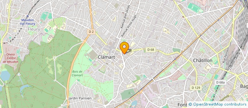 localisation de l'entreprise MADAME JANINE SAUFISSEAU à CLAMART