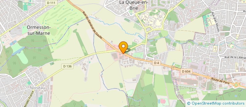 localisation de l'entreprise MADAME JANINE SCHLOSSER  LA QUEUE-EN-BRIE