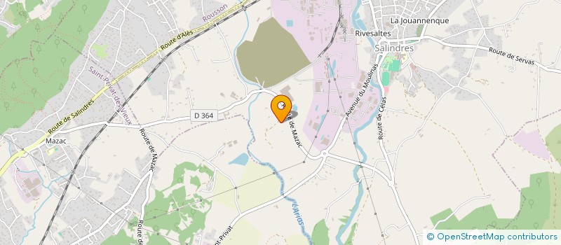 localisation de l'entreprise MADAME JANINE SECONDY  SAINT-JULIEN-LES-ROSIERS