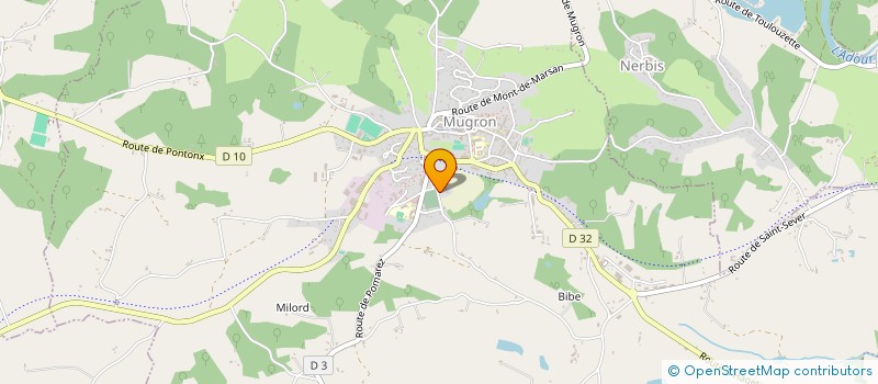 localisation de l'entreprise MADAME JANINE SIERRA  MUGRON