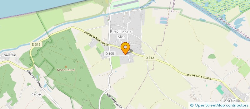 localisation de l'entreprise MADAME JANINE SLEMBROUCK  LA LANDE SAINT LEGER