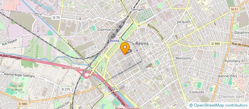 localisation de l'entreprise MADAME JANINE STEENAKKER à REIMS