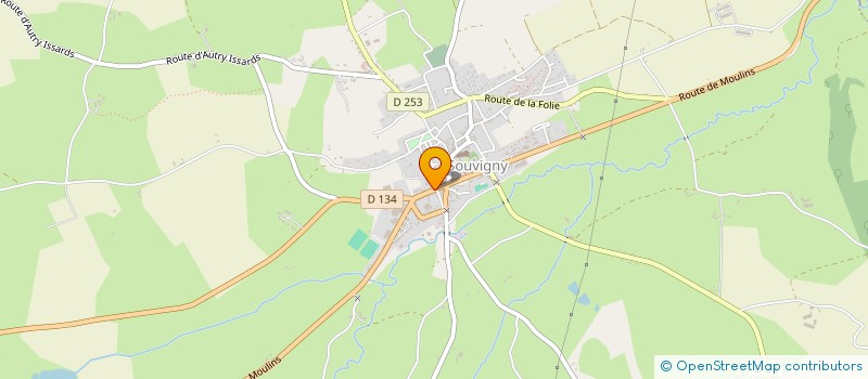 localisation de l'entreprise MADAME JANINE THOMAS à SOUVIGNY