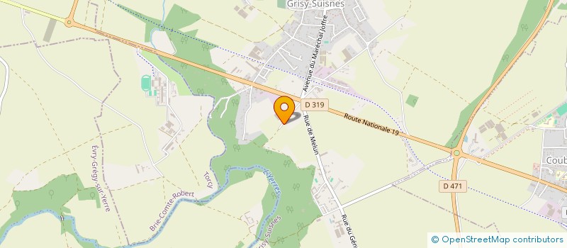 localisation de l'entreprise MADAME JANINE VERHAEGEN  GRISY-SUISNES