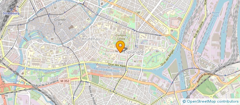 localisation de l'entreprise MADAME JANINE WOLFF à STRASBOURG