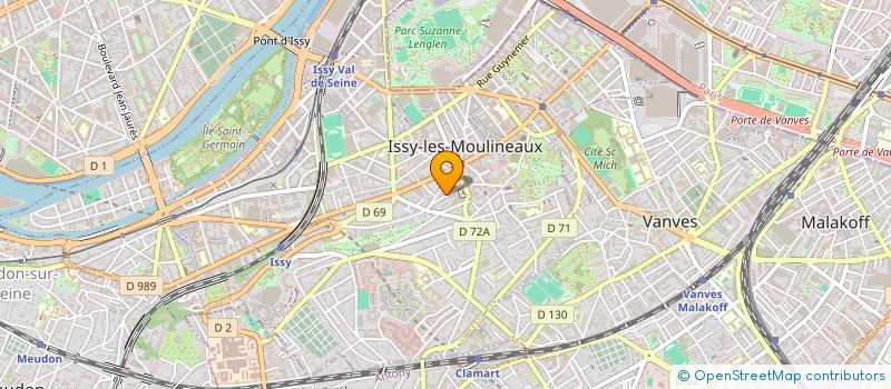 localisation de l'entreprise MADAME JANINE ZABE à ISSY LES MOULINEAUX