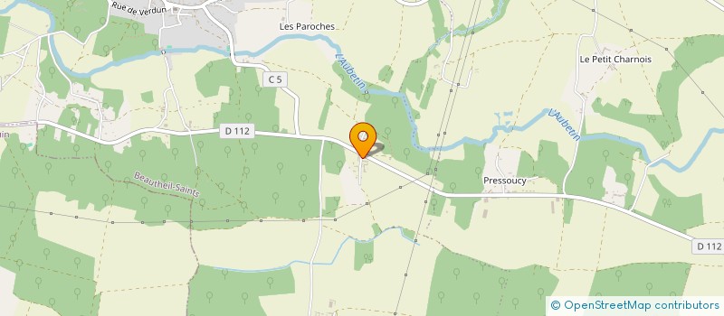 localisation de l'entreprise MADAME JANINE ZDEBSKI  BEAUTHEIL-SAINTS