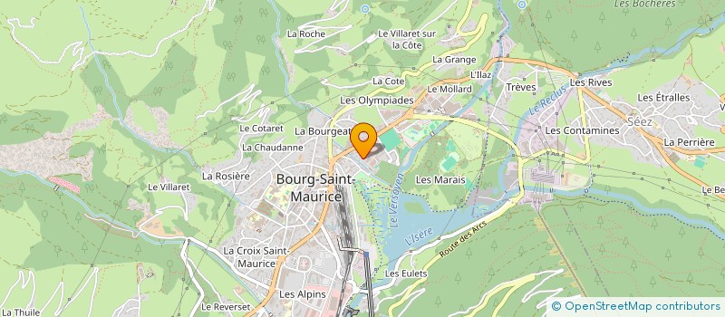 localisation de l'entreprise MADAME JANIQUE GRANELLI  BOURG-SAINT-MAURICE