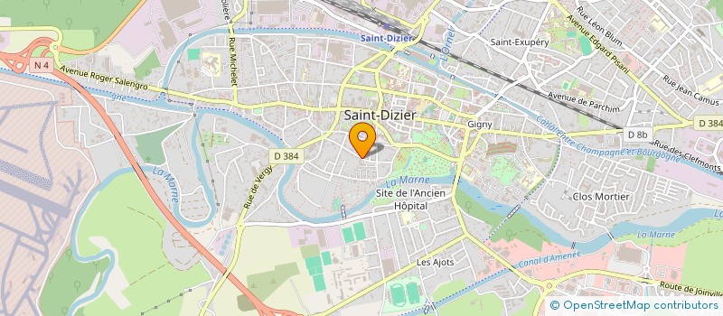 localisation de l'entreprise MADAME JANIQUE LACENE à SAINT-DIZIER