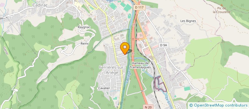 localisation de l'entreprise MADAME JANIQUE LOURME à FERRIERES-SUR-ARIEGE