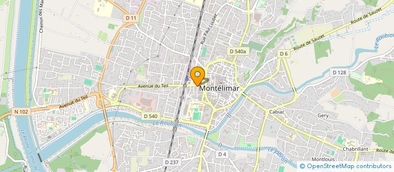 localisation de l'entreprise MADAME JANIQUE MARCHETTI à MONTELIMAR