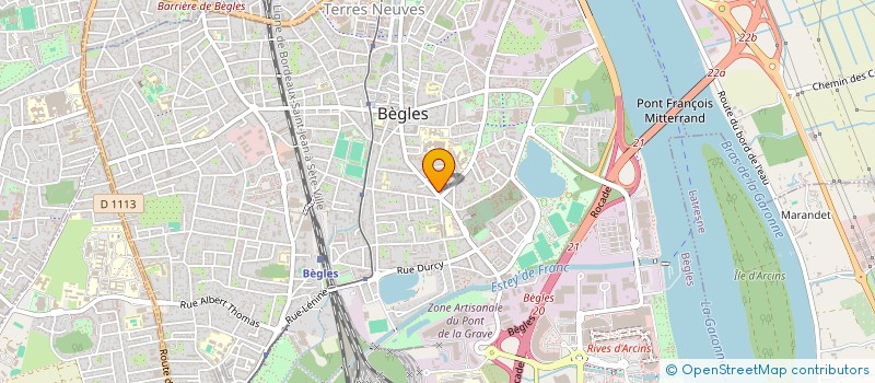 localisation de l'entreprise MADAME JANIQUE SOUCHE-VAN VOOREN à BEGLES