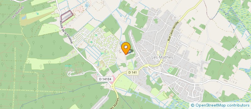 localisation de l'entreprise MADAME JANIQUE SOULARD  LES MATHES