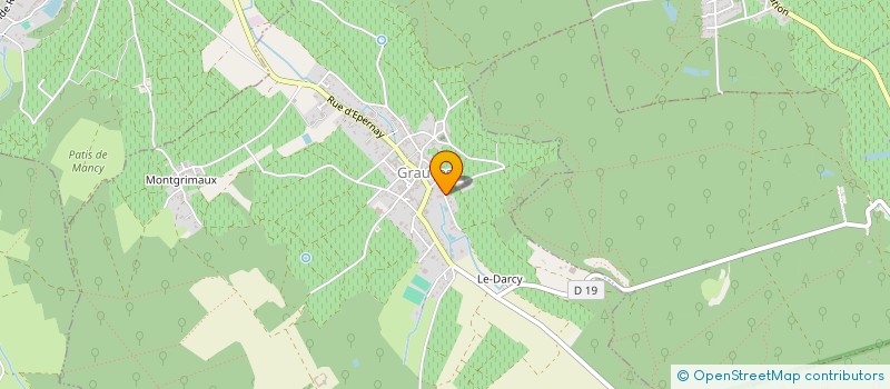 localisation de l'entreprise MADAME JANIQUE WOIRY  GRAUVES