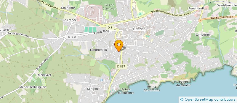 localisation de l'entreprise MADAME JANIS ARCHAT  CROZON