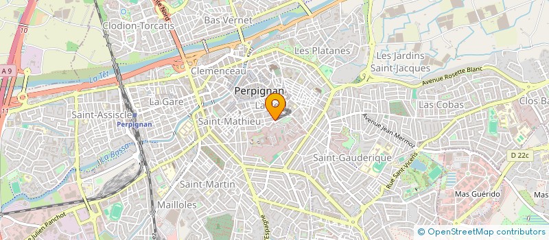 localisation de l'entreprise MADAME JANIS DOMERGUE  PERPIGNAN