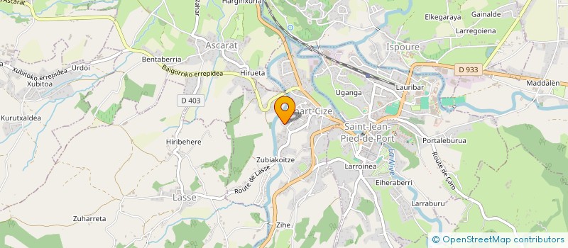 localisation de l'entreprise MADAME JANIS LABANDIBAR  JAXU