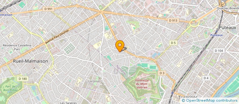 localisation de l'entreprise MADAME JANNA BERRIM  NANTERRE