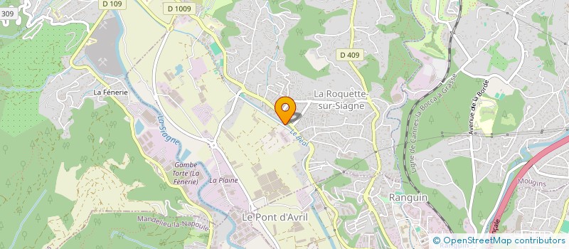 localisation de l'entreprise MADAME JANNATE TAHBANI à LA ROQUETTE-SUR-SIAGNE