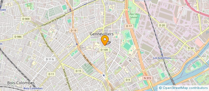 localisation de l'entreprise MADAME JANNATUL FERDOUS  GENNEVILLIERS