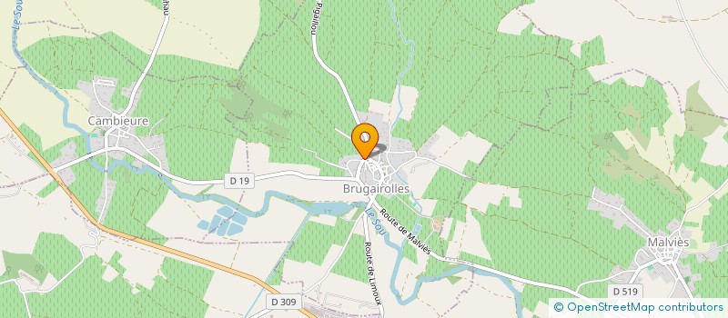 localisation de l'entreprise MADAME JANNE DEKKER  BRUGAIROLLES