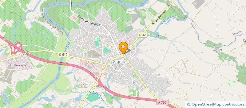 localisation de l'entreprise MADAME JANNET TORJMAN  GIGNAC