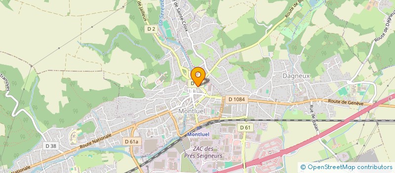 localisation de l'entreprise MADAME JANNIC FALIERE  MONTLUEL