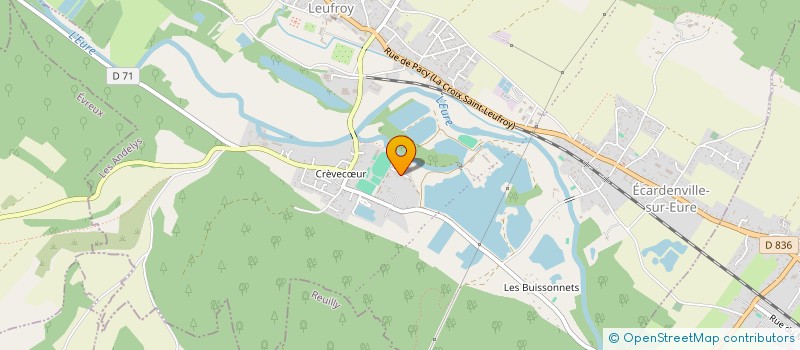 localisation de l'entreprise MADAME JANNICK GROUT  CLEF VALLEE D'EURE