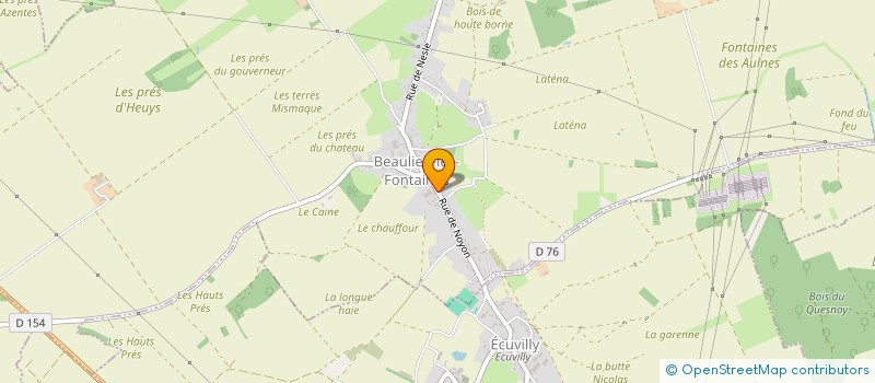 localisation de l'entreprise MADAME JANNICK LORIOT à BEAULIEU-LES-FONTAINES