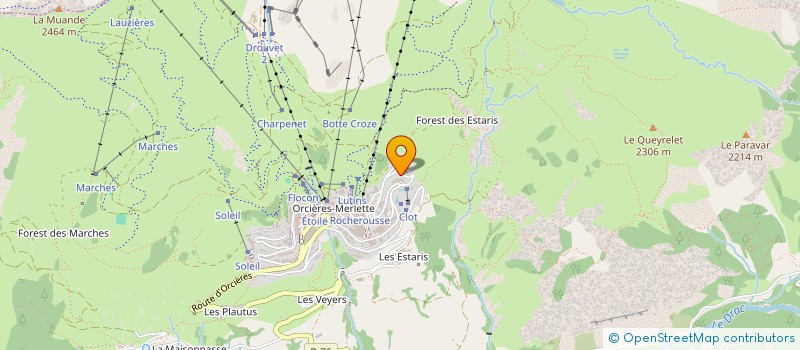 localisation de l'entreprise MADAME JANNICK PERRIN  ORCIERES